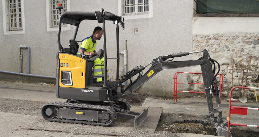 Volvo ECR18 Electric Excavator