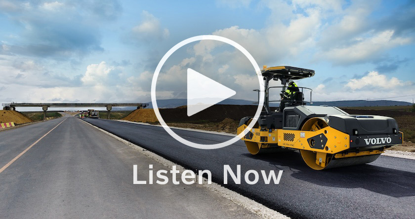 Volvo DD128C Asphalt Roller Podcast