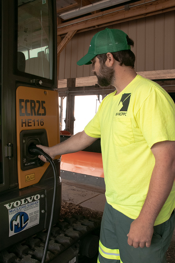 Maryland parks district champions Volvo electric equipment