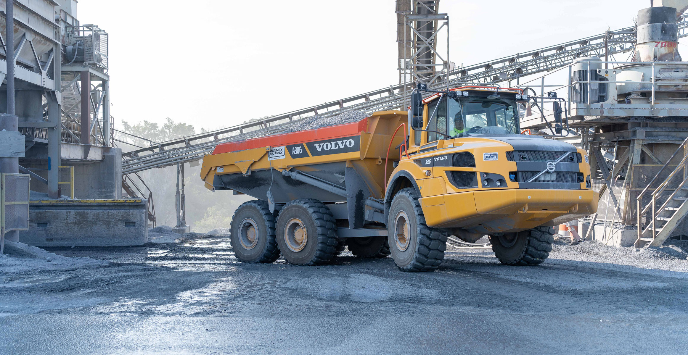 Volvo A30G fossil-free steel articulated truck