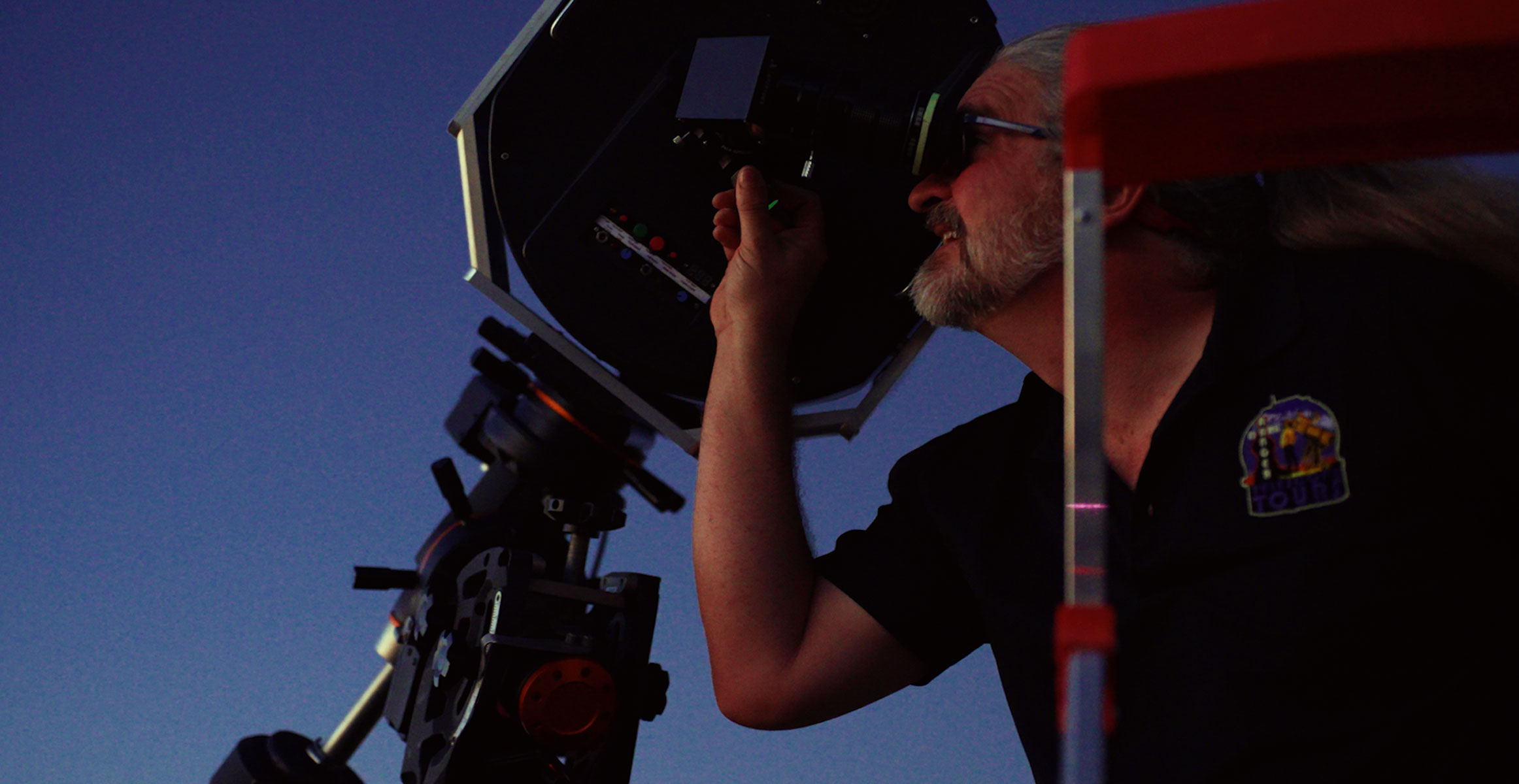 Kevin Poe with Dark Ranger Telescope Tours