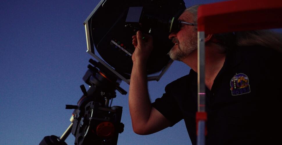 Kevin Poe with Dark Ranger Telescope Tours