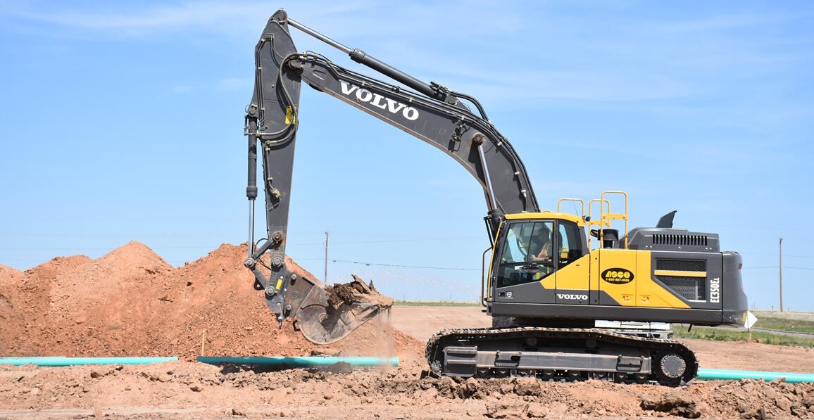 Volvo EC350E crawler excavator in Amarillo, TX