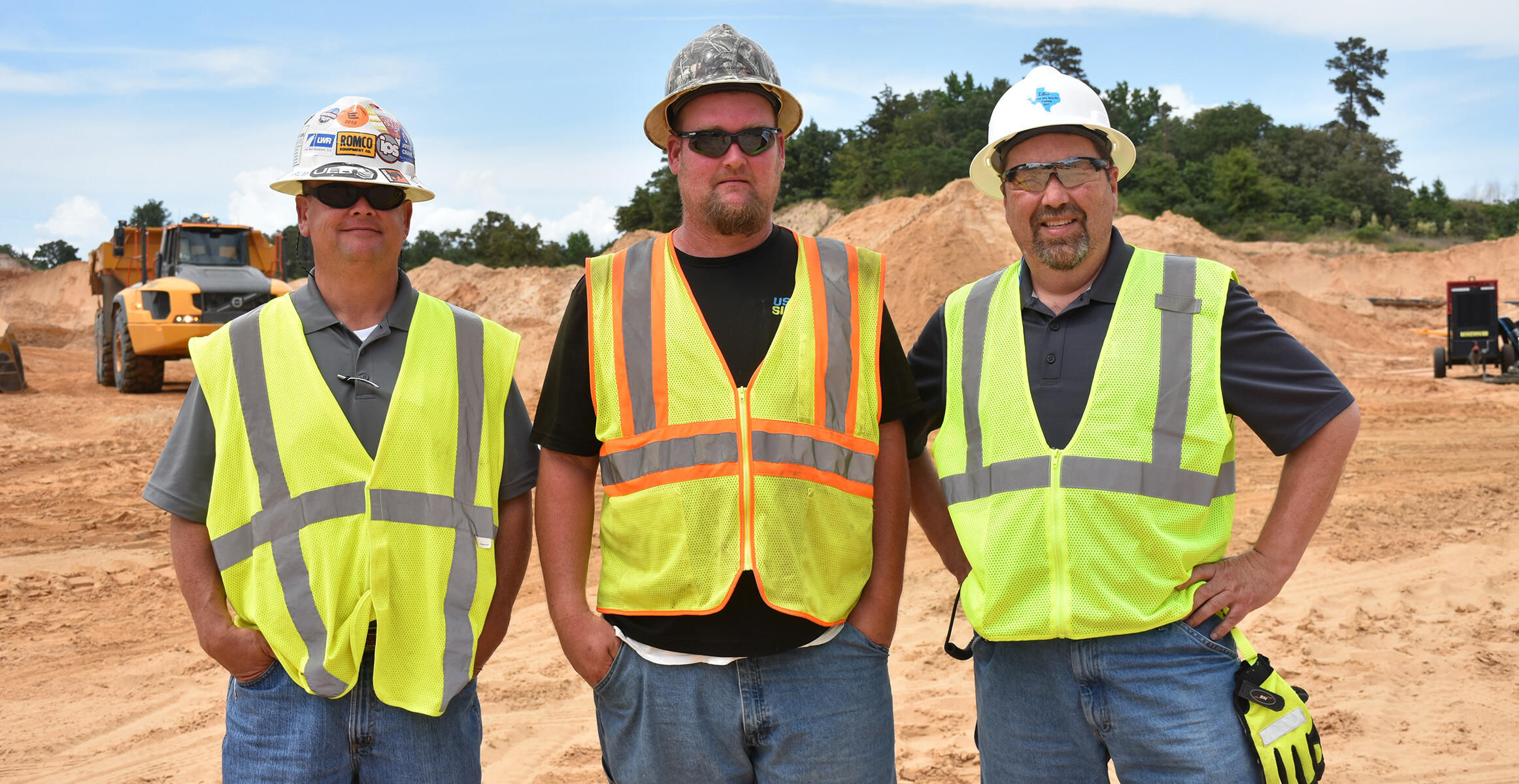 U.S. Silica and ROMCO Equipment work together at quarry near Fort Worth,Texas