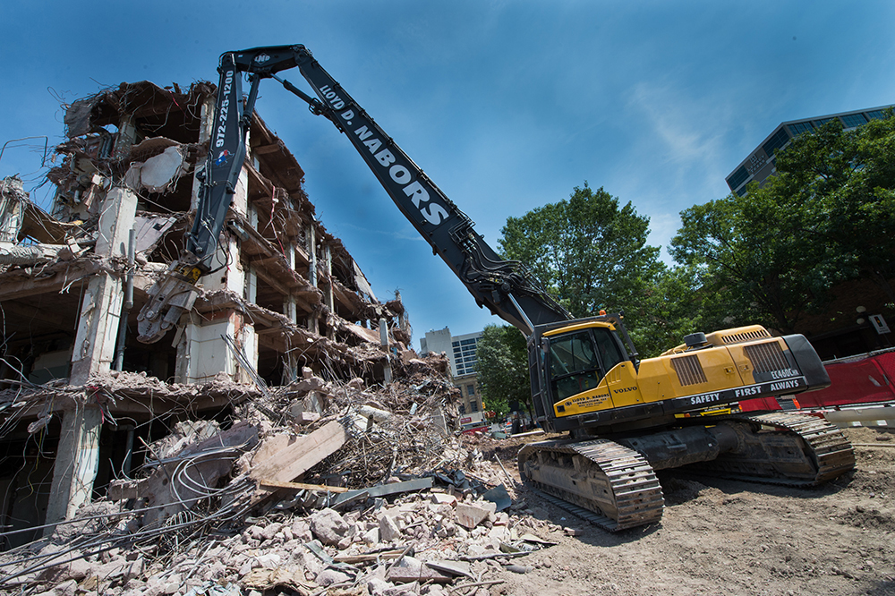 Volvo raises the profile of high reach demolition