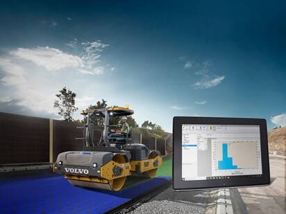 Volvo Compact Assist with Density Direct Intelligent Compaction Technology