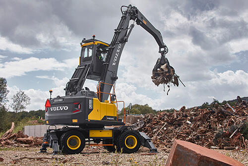 Volvo Construction Equipment launches the all-new EW200E Material Handler, aimed at the light waste handling segment. 