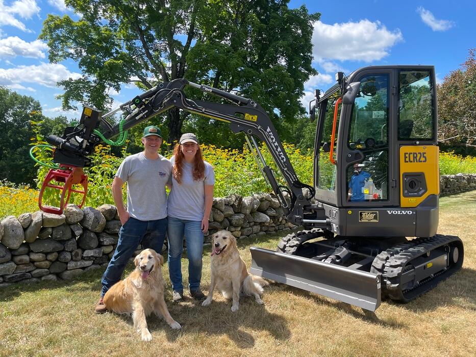Volvo CE ECR25 Electric Compact Excavator at Walden Hill