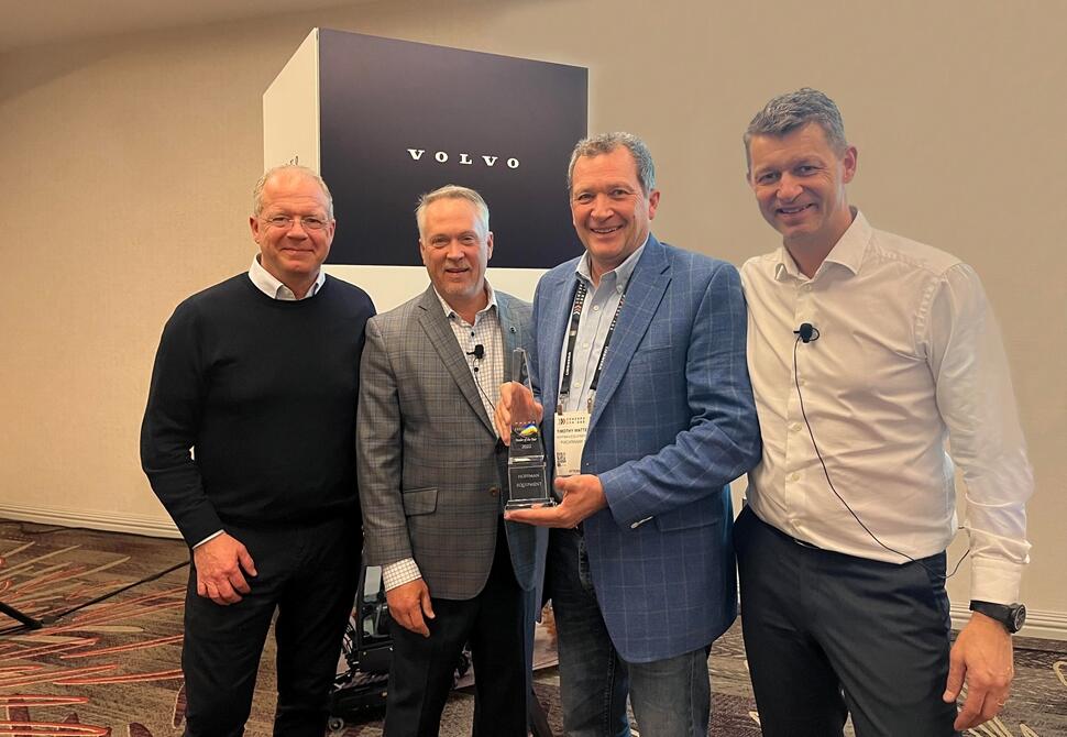 Hoffman Equipment named Volvo CE 2022 Dealer of the Year