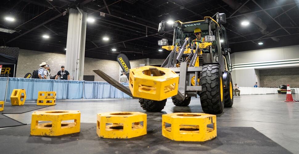 Volvo CE was instrumental in setting up the SkillsUSA heavy equipment operation national competition.