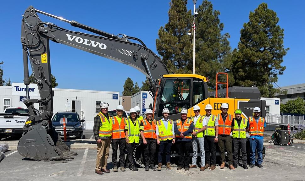Turner Construction Company pilots the Volvo EC230 Electric excavator 