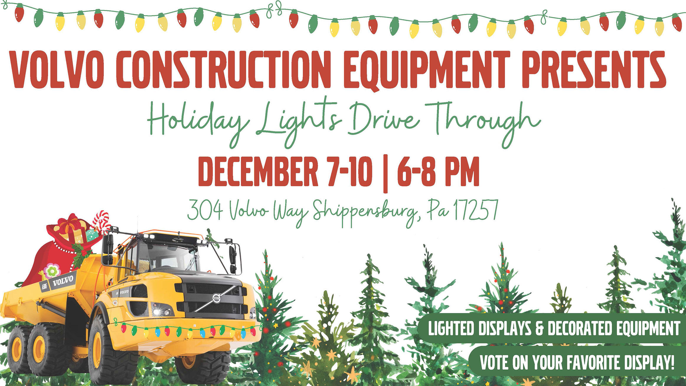 Volvo Holiday Lights Flyer