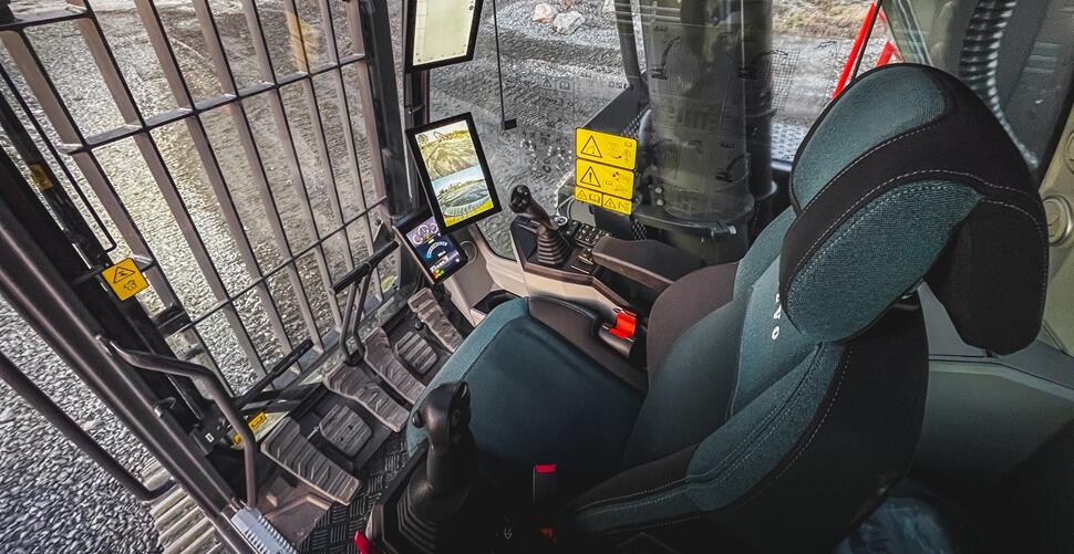 Volvo High Reach excavator cab