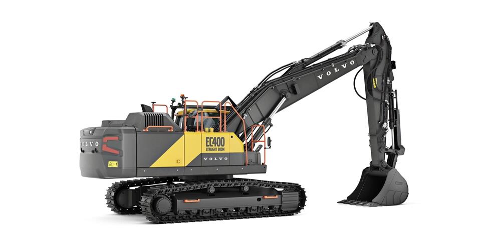 Volvo EC400 straight boom demolition excavator