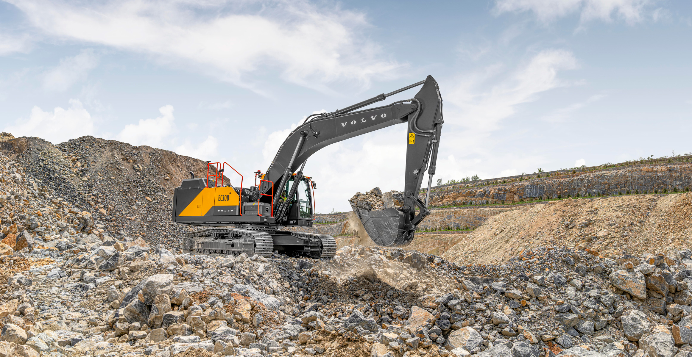 Volvo EC300 crawler excavator