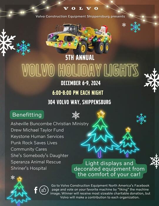 Volvo Holiday Lights