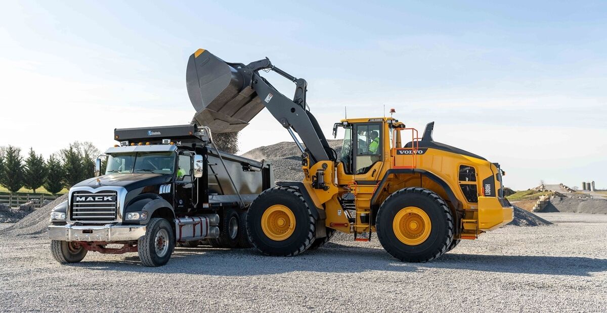 Pass Loader Volvo CE Adapts Popular L180H Wheel Loader for Three-Pass Rehandling