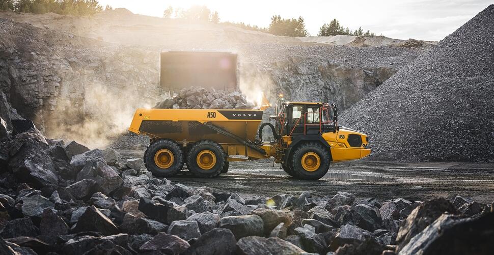 Volvo A50 new-gen articulated dump truck