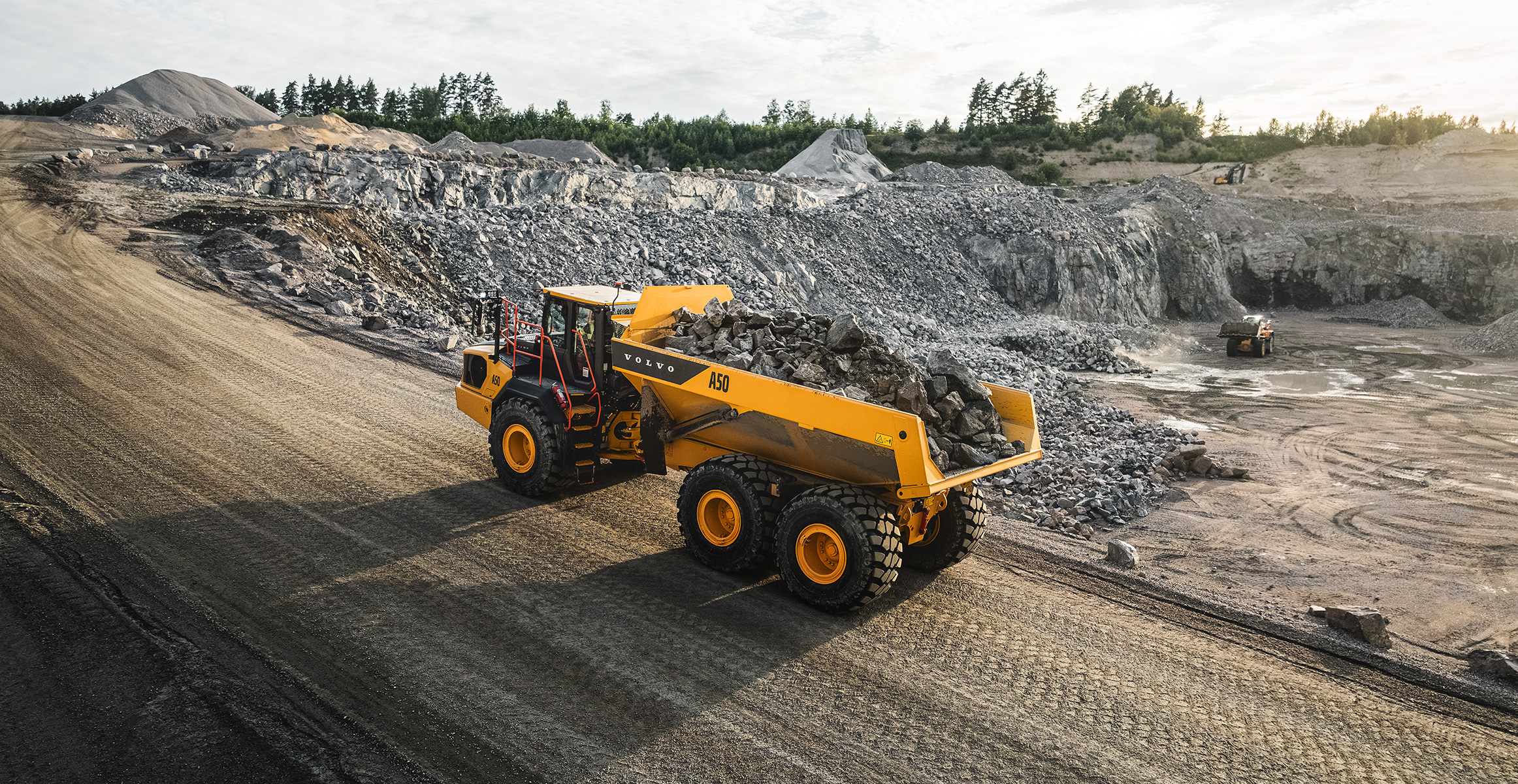 Volvo A50 new-gen articulated dump truck