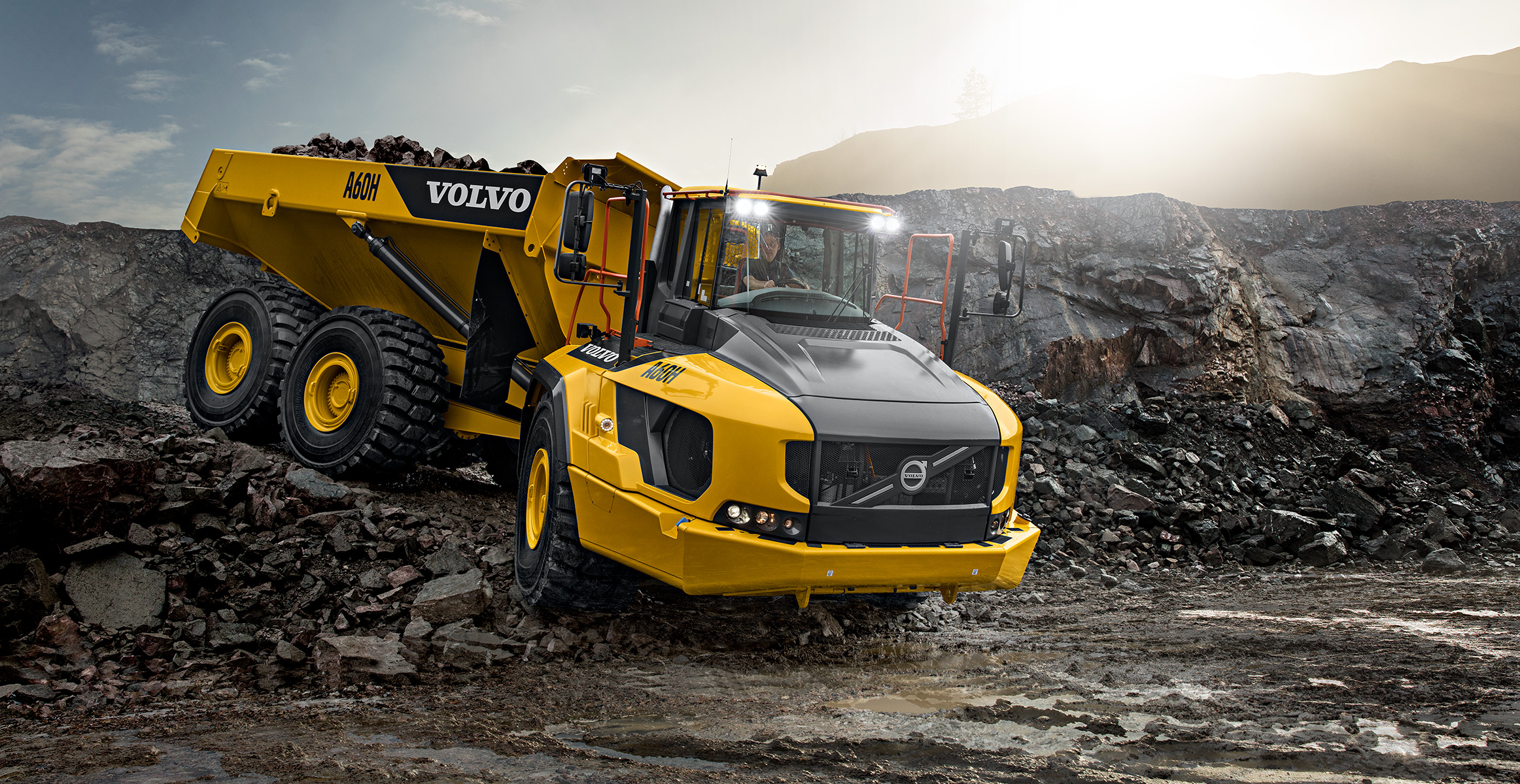 Volvo A60H new-gen articulated dump truck
