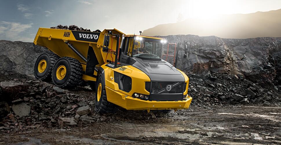 Volvo A60H new-gen articulated dump truck