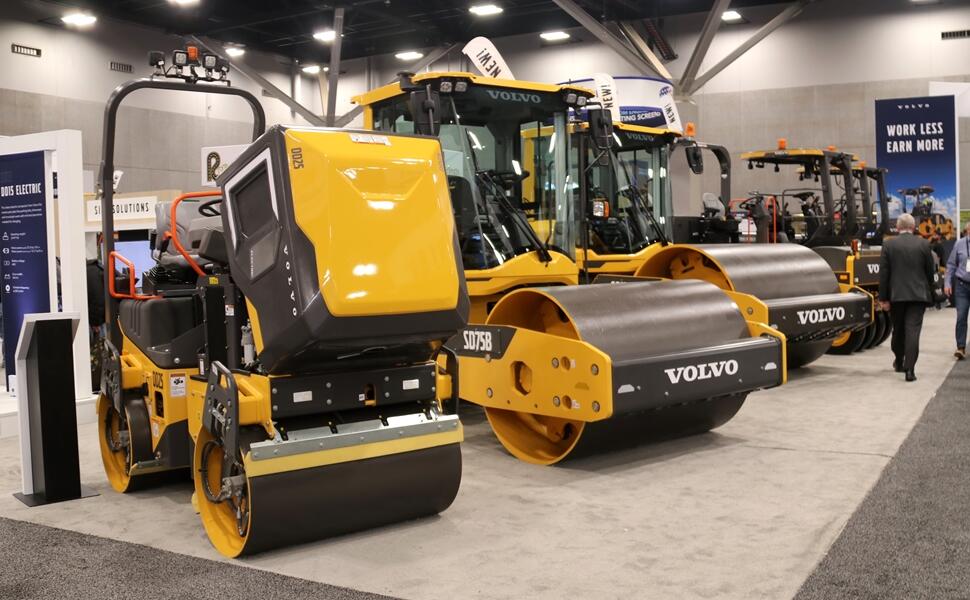 Volvo Compaction Lineup at World of Asphalt 2025