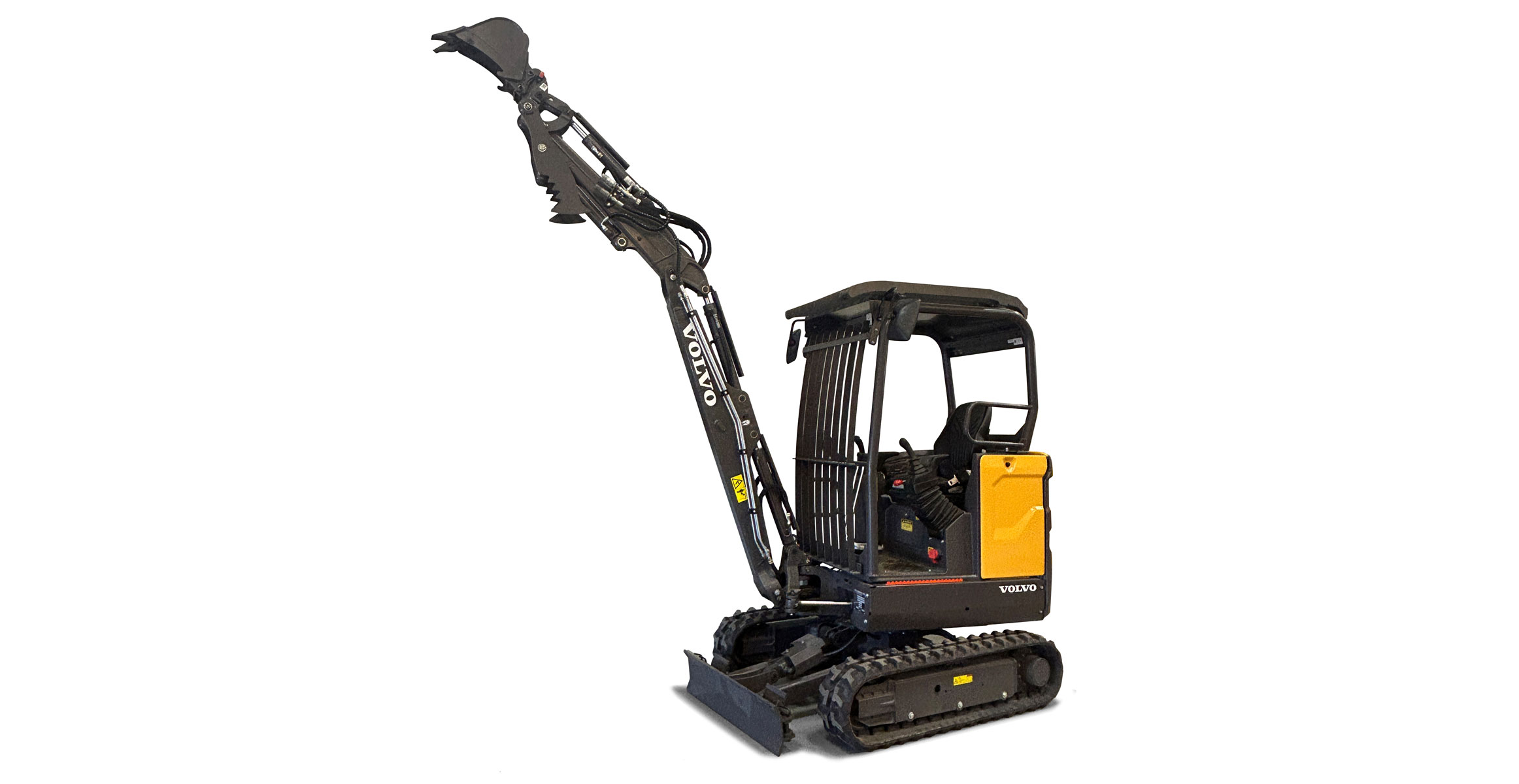 Volvo introduces straight boom for electric mini excavator