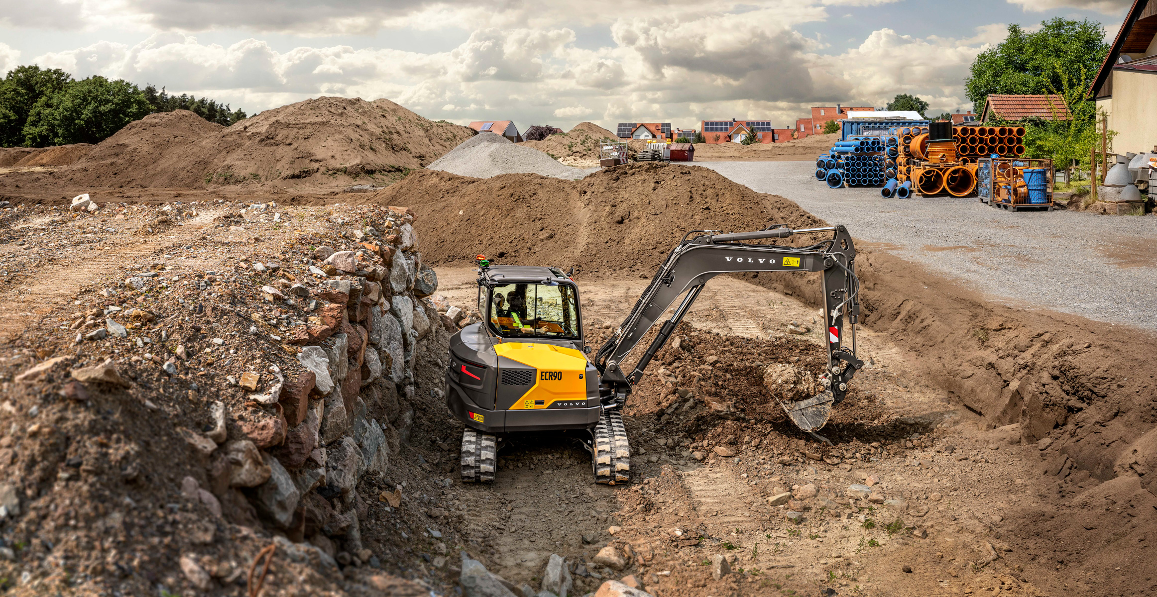 Volvo ECR90 Mini Excavator