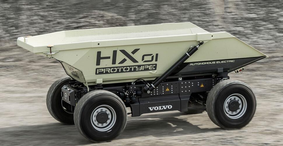 沃尔沃建筑设备HX1自动化电动装载车