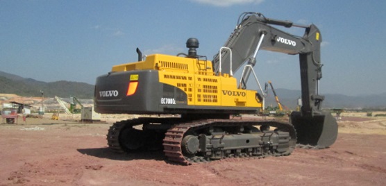 Volvo CE puts the POW! into Lao power plant