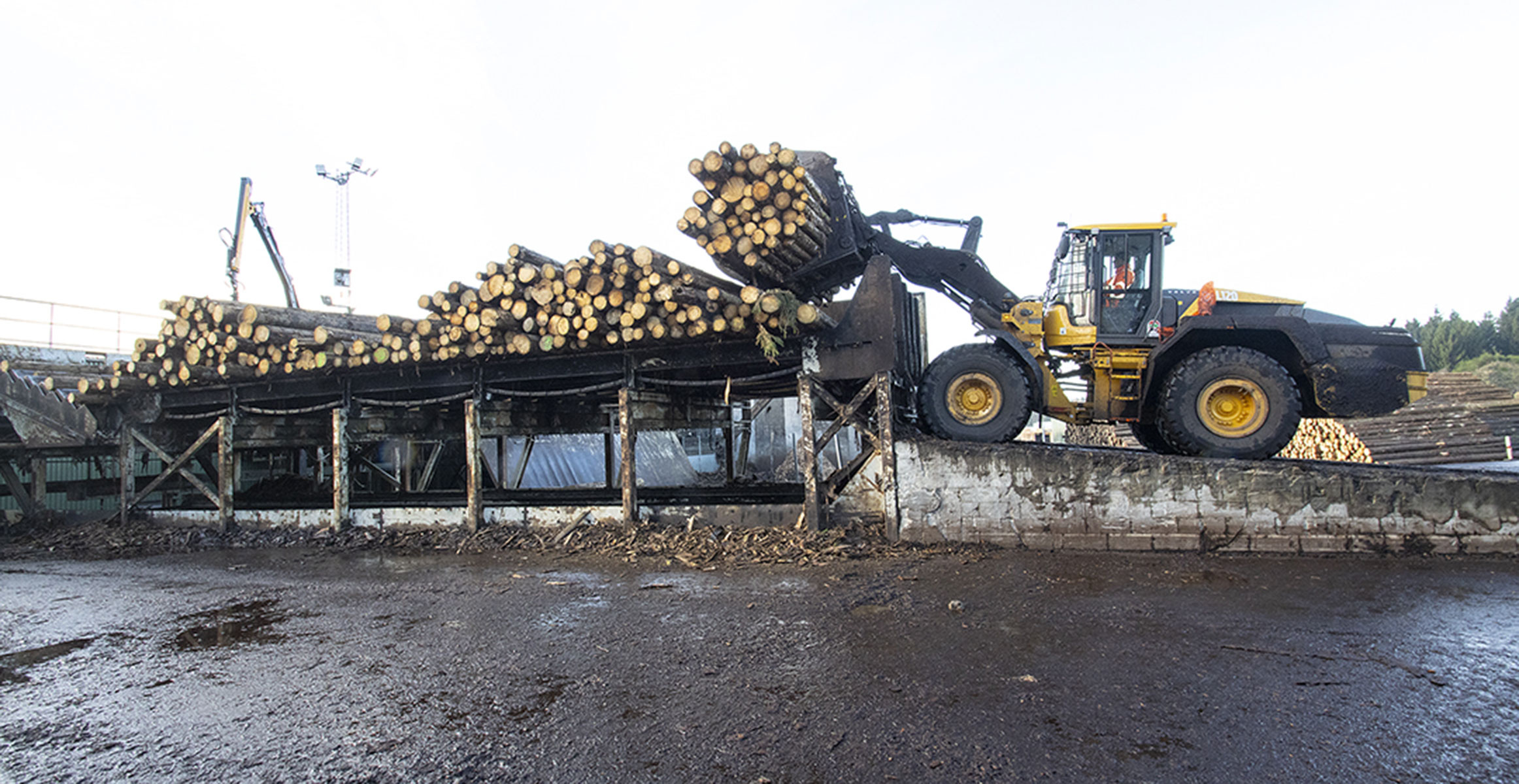 Norlund Savværk - Volvo Entreprenørmaskiner - Elektriske maskiner