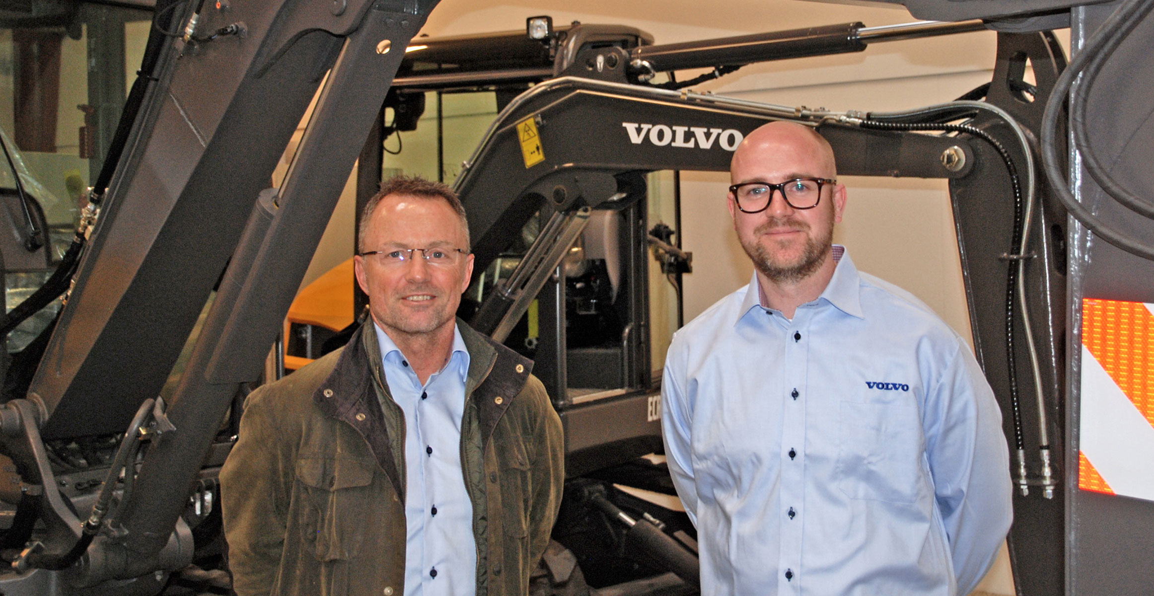 Sylvester forhandler af Volvo kompaktmaskiner