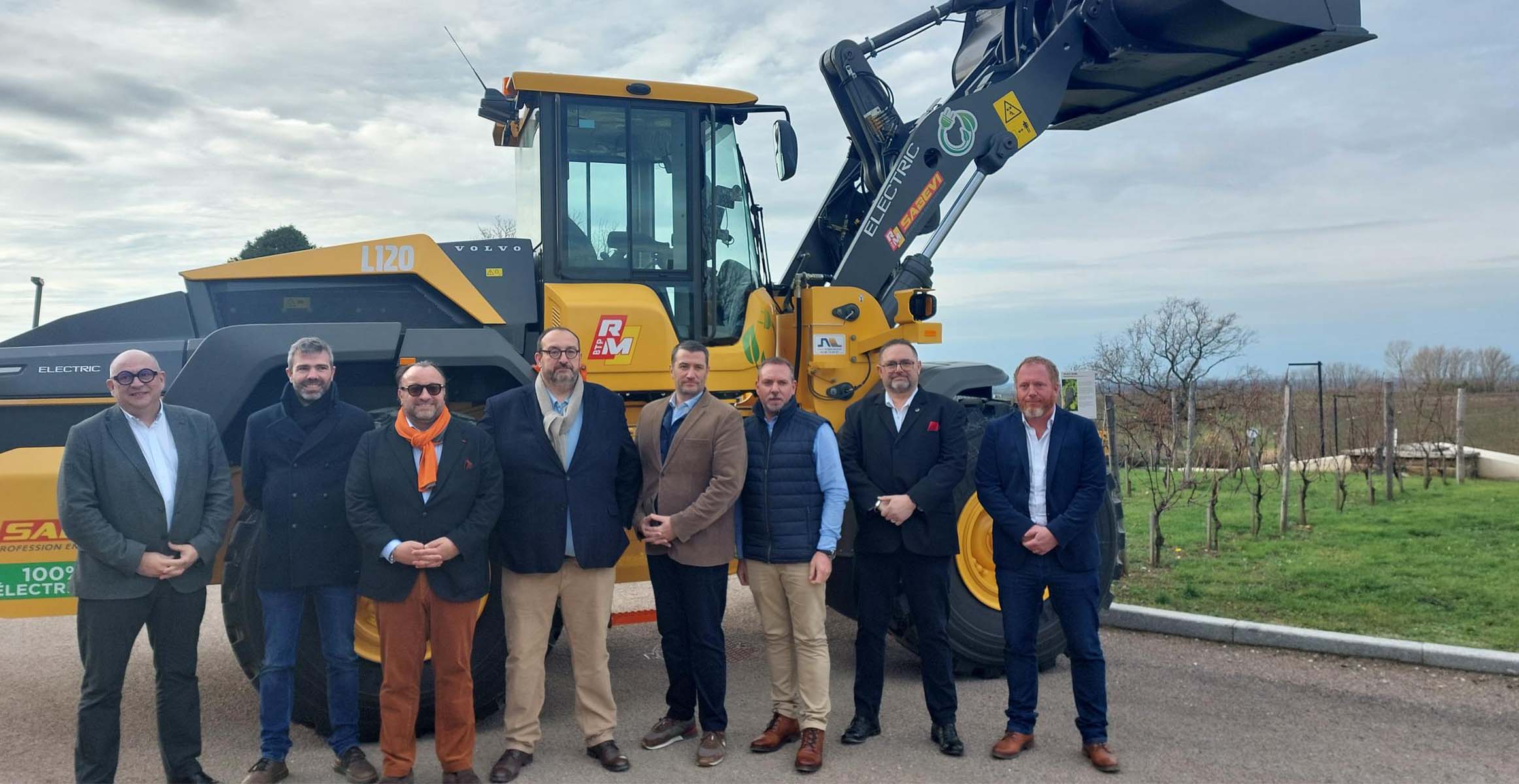 France welcomes its first Volvo L120 Electric wheel loader