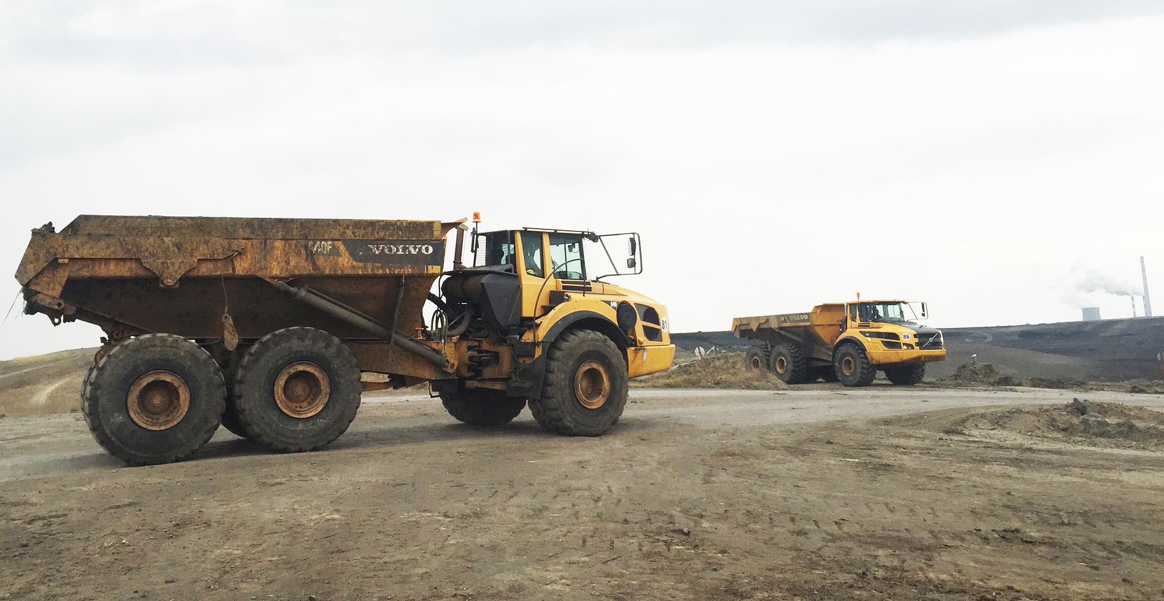 Volvo articulated haulers lighten the burden at Bulgarian mine