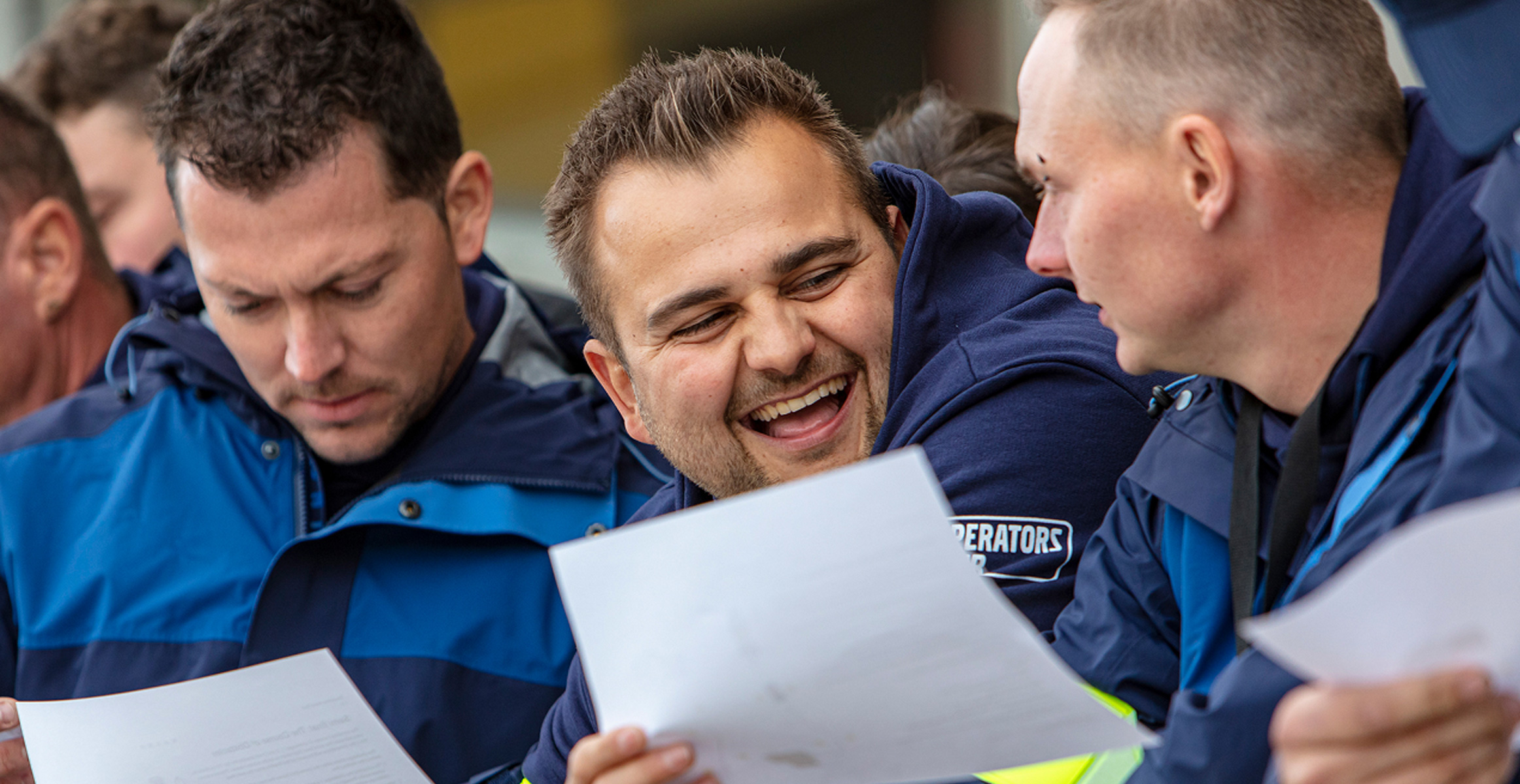 Volvo Operators Club members having a good time.