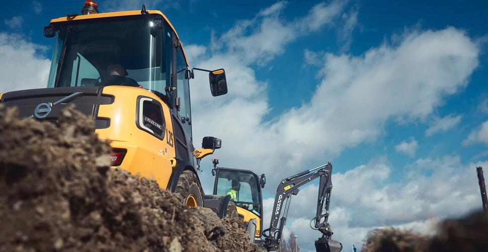 Infrastruktur - Volvo CE - Vattenfall - Schweden