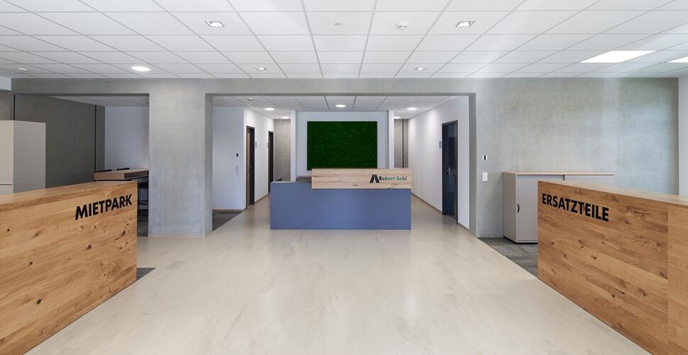 Eingang Servicezentrum