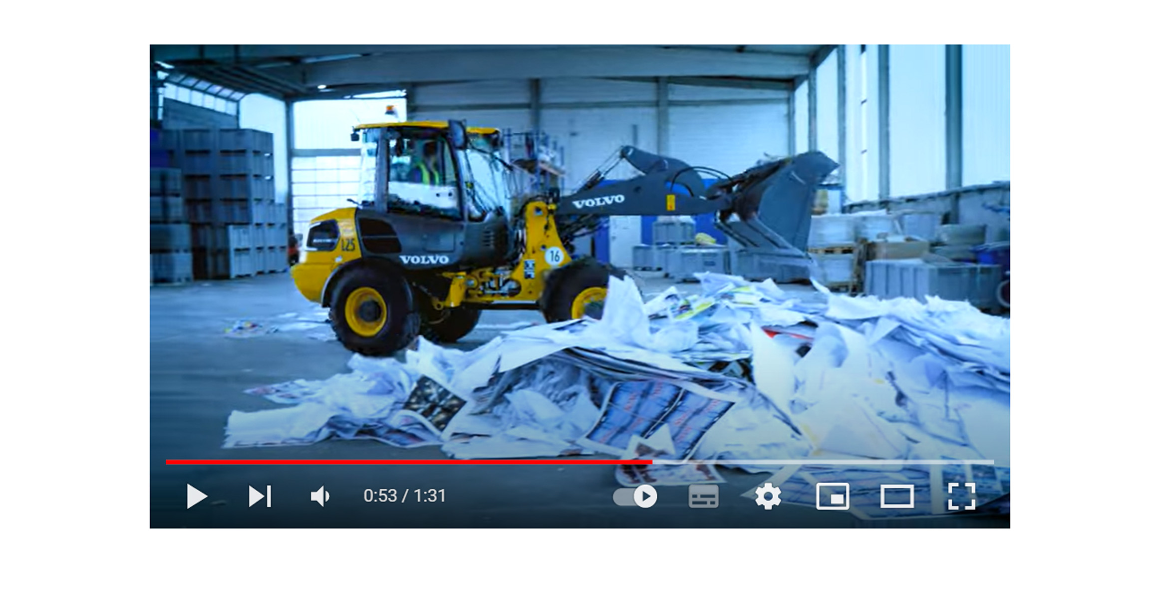 Volvo L25 Electric bei Boehm Recycling