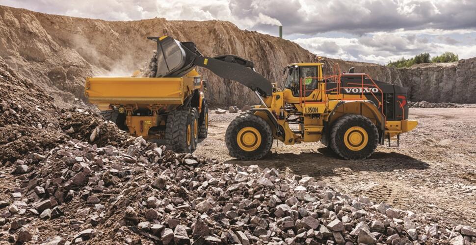 Volvo CE auf der Steinexpo