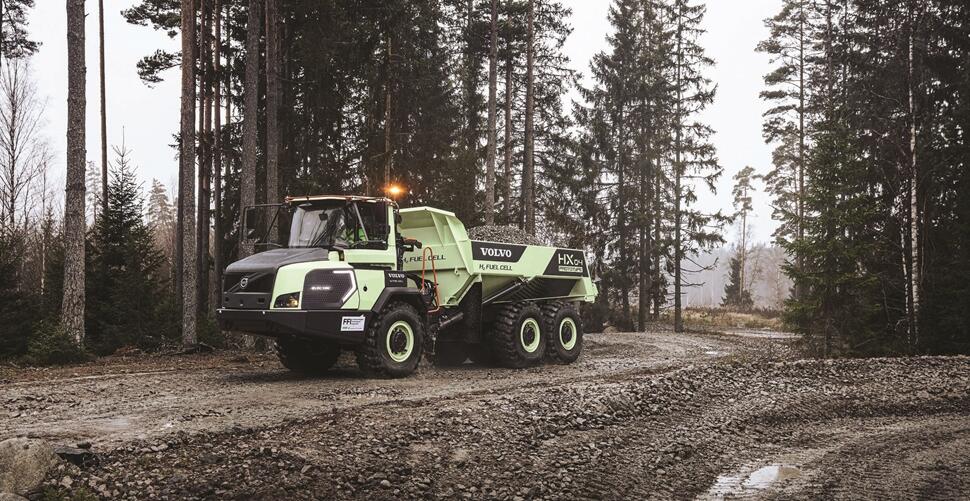 Volvo CE auf der Steinexpo