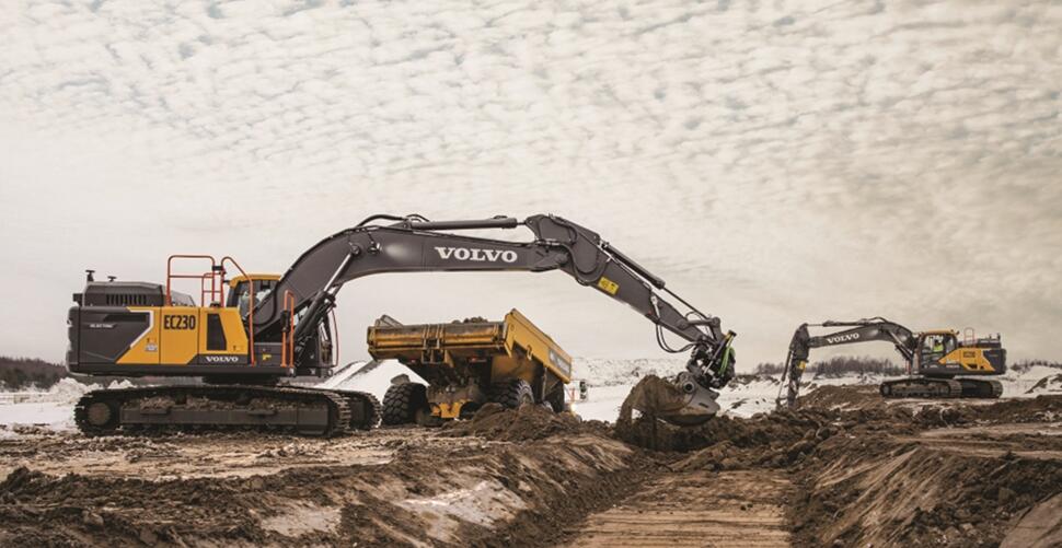 Volvo CE auf der Steinexpo