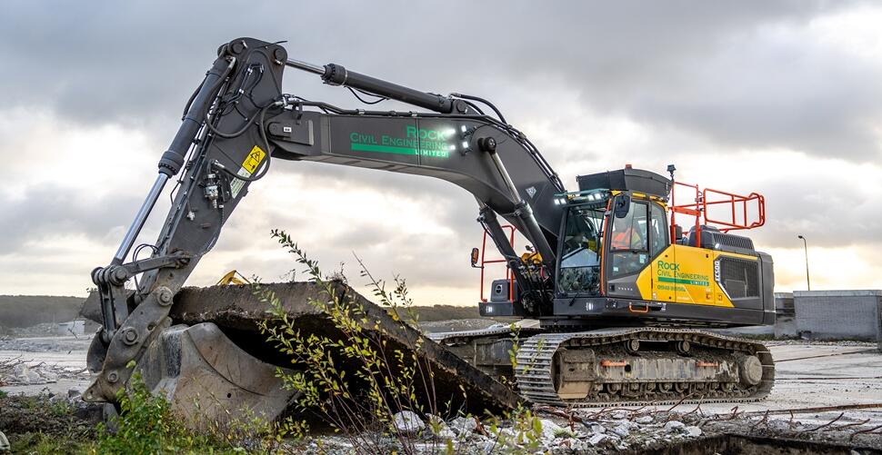 New generation Volvo EC500 takes on tough demolition challenge