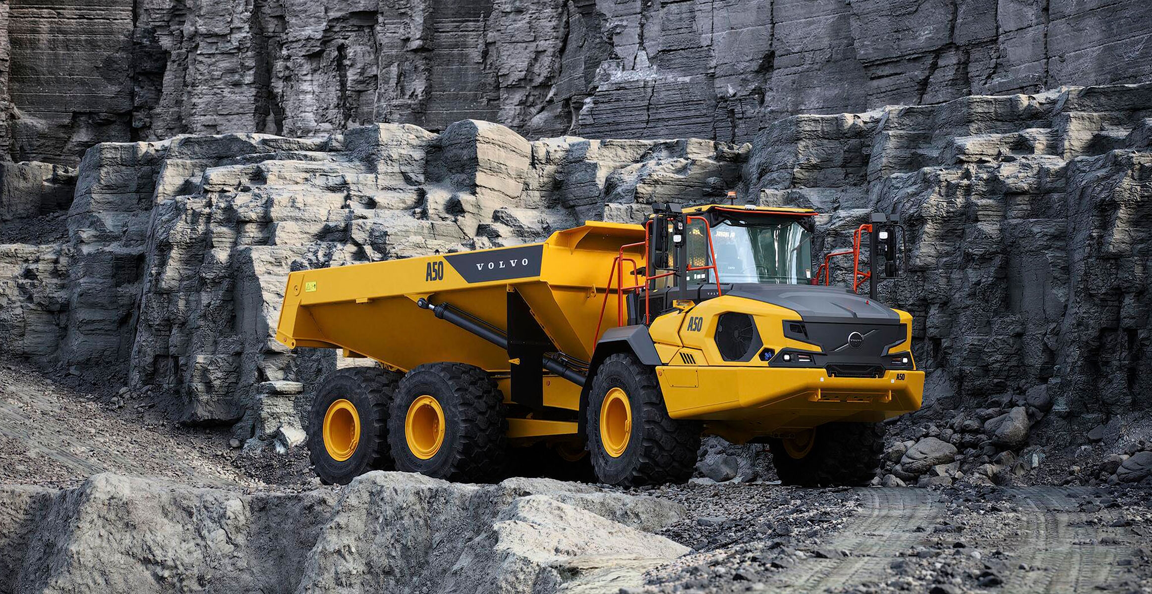 Neue Generation von knickgelenkten Dumpern von Volvo CE