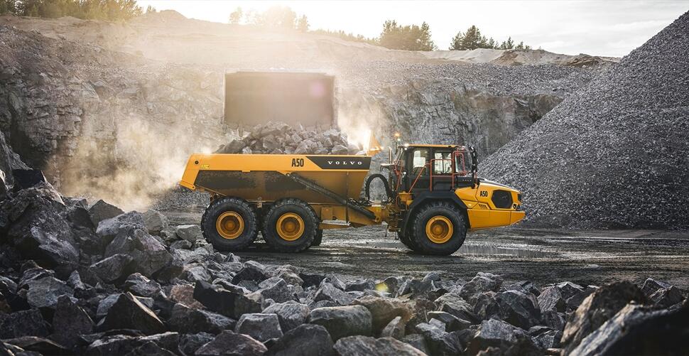 Neue Generation von knickgelenkten Dumpern von Volvo CE