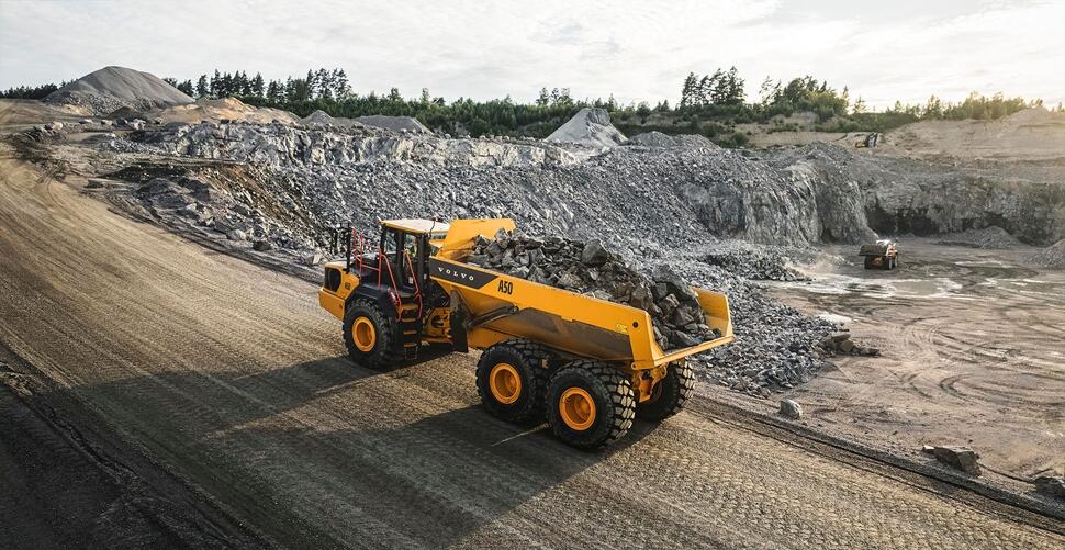 Neue Generation von knickgelenkten Dumpern von Volvo CE