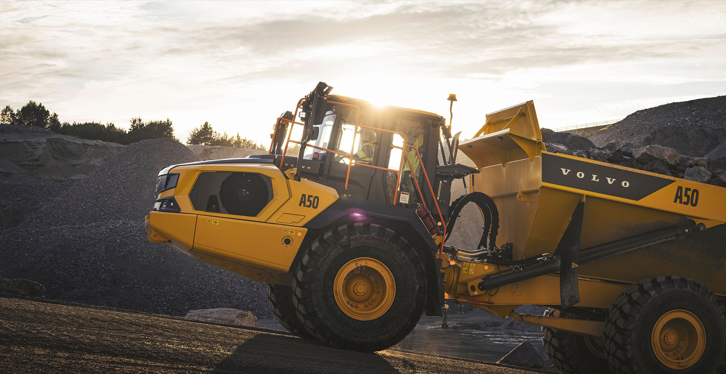 Neue Generation von knickgelenkten Dumpern von Volvo CE
