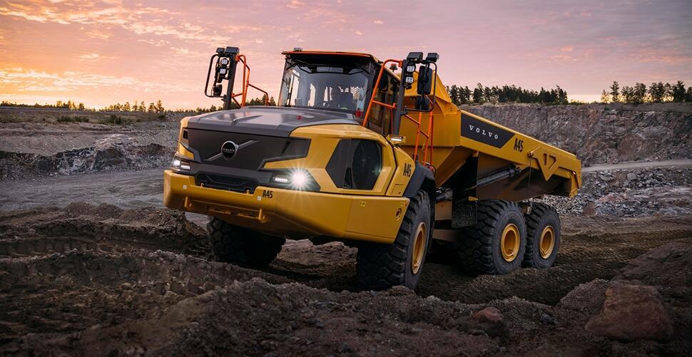 Neue Generation von knickgelenkten Dumpern von Volvo CE