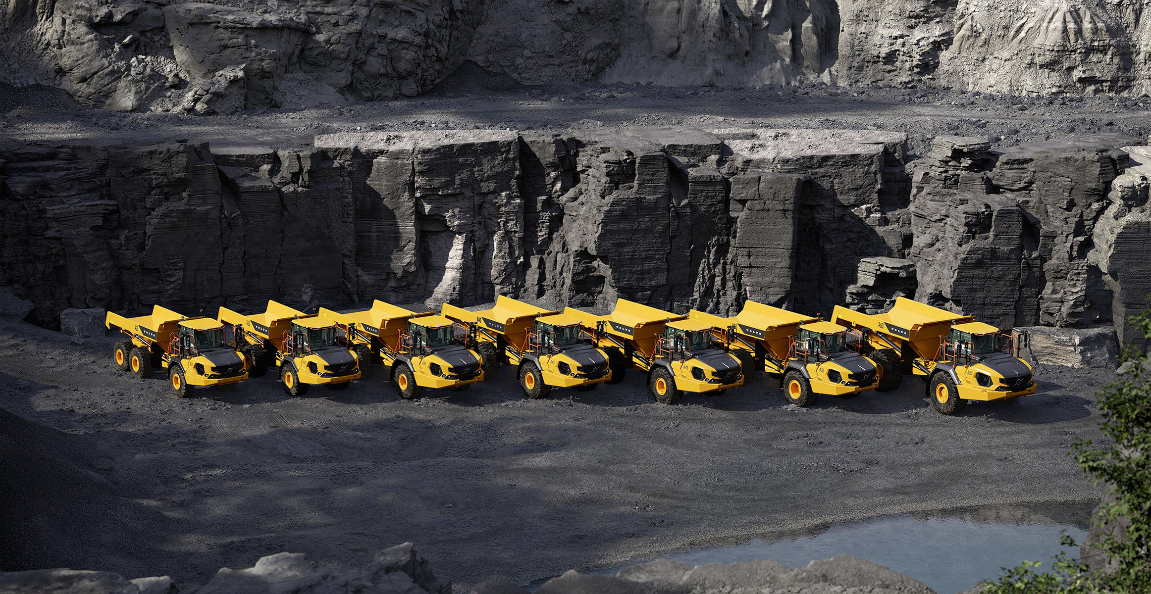 Neue Generation von knickgelenkten Dumpern von Volvo CE