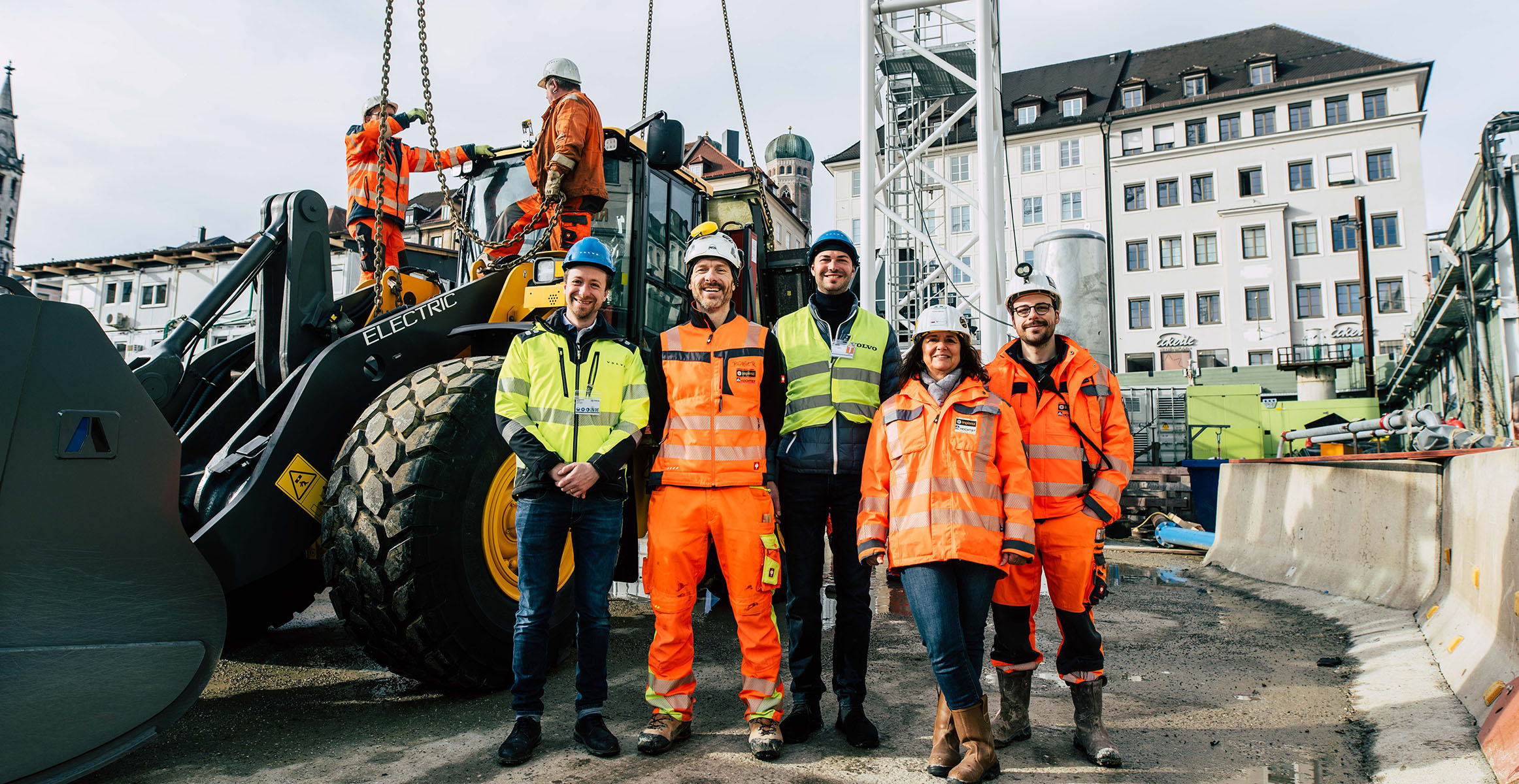 Volvo CE L120 Electric - Implenia - Marienplatz - Muenchen