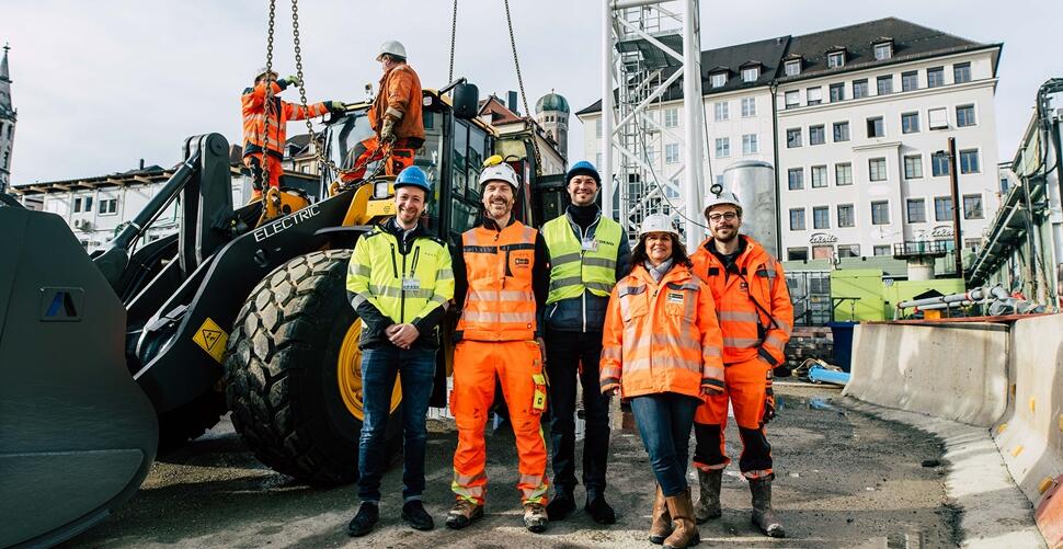 Volvo CE L120 Electric - Implenia - Marienplatz - Muenchen